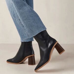 ALOHAS Black Heeled Boots